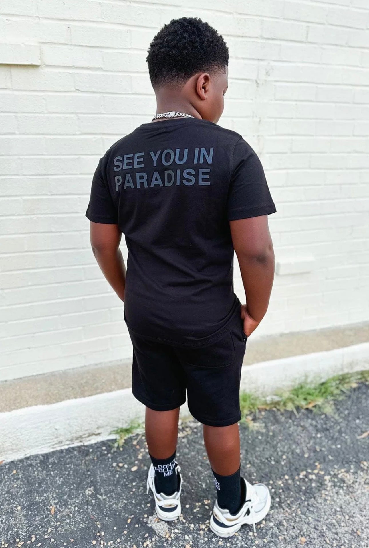 PARADISE TONAL T-SHIRT (black)