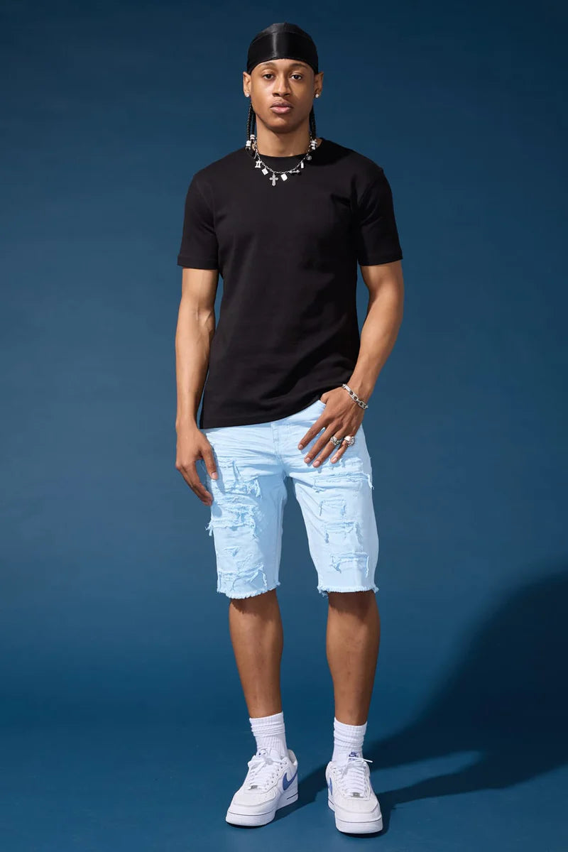 OG - Tulsa Twill Shorts SKY BLUE J3225S