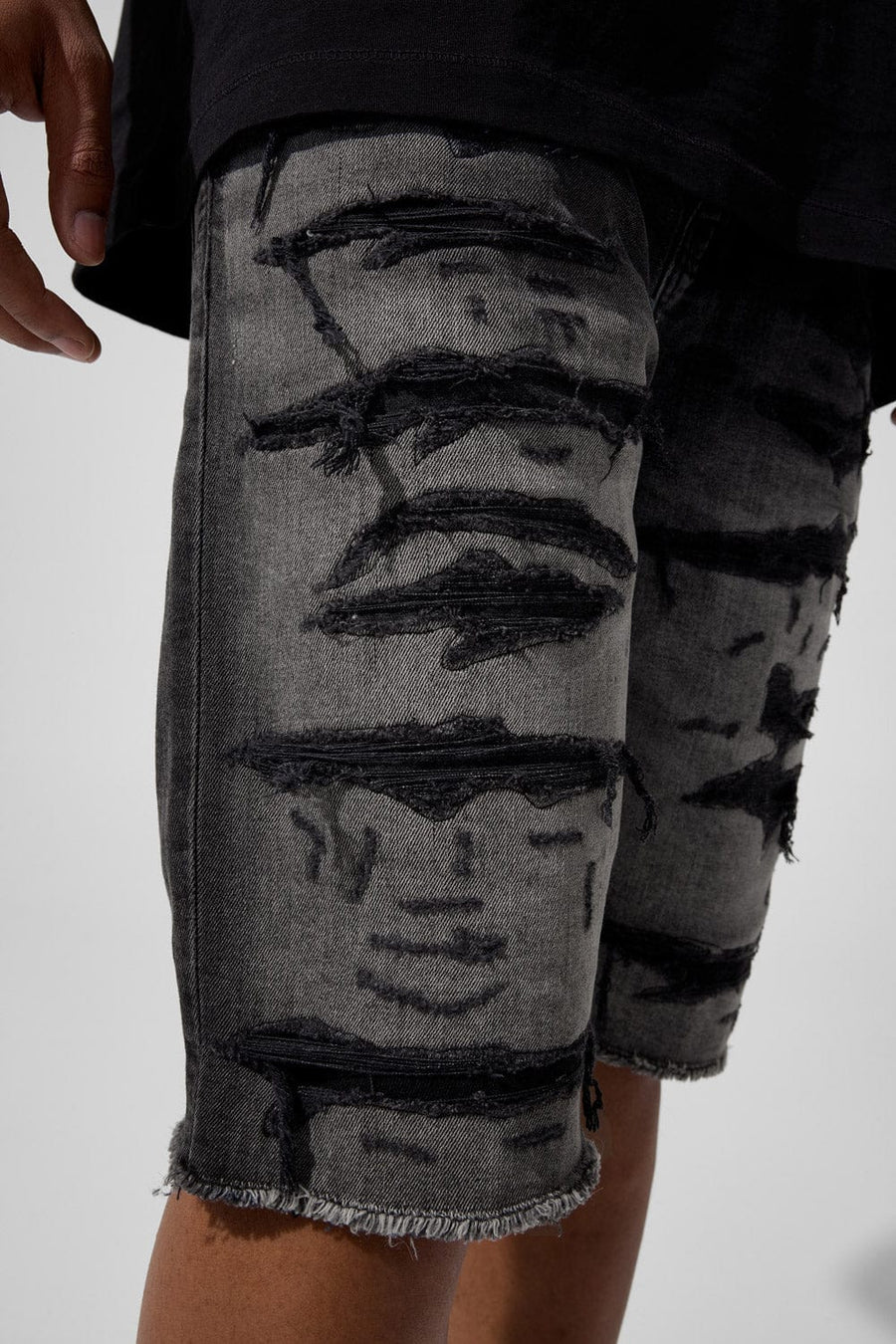 OG - ARLINGTON DENIM SHORTS J3226S Black Shadow