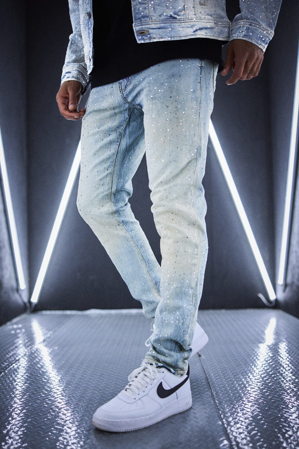 SUPER SKINNY FIT - MAGIC CITY DENIM (ICED LAGER) - MARTIN COLLECTION JTF2340
