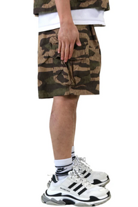 KILO Fine Ripstop Twill Wide bottom opening short pants.