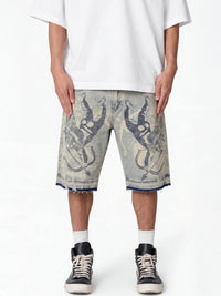 Waimea Men's Cherubs Denim Short ANTIQUE BLUE WASH M7537D