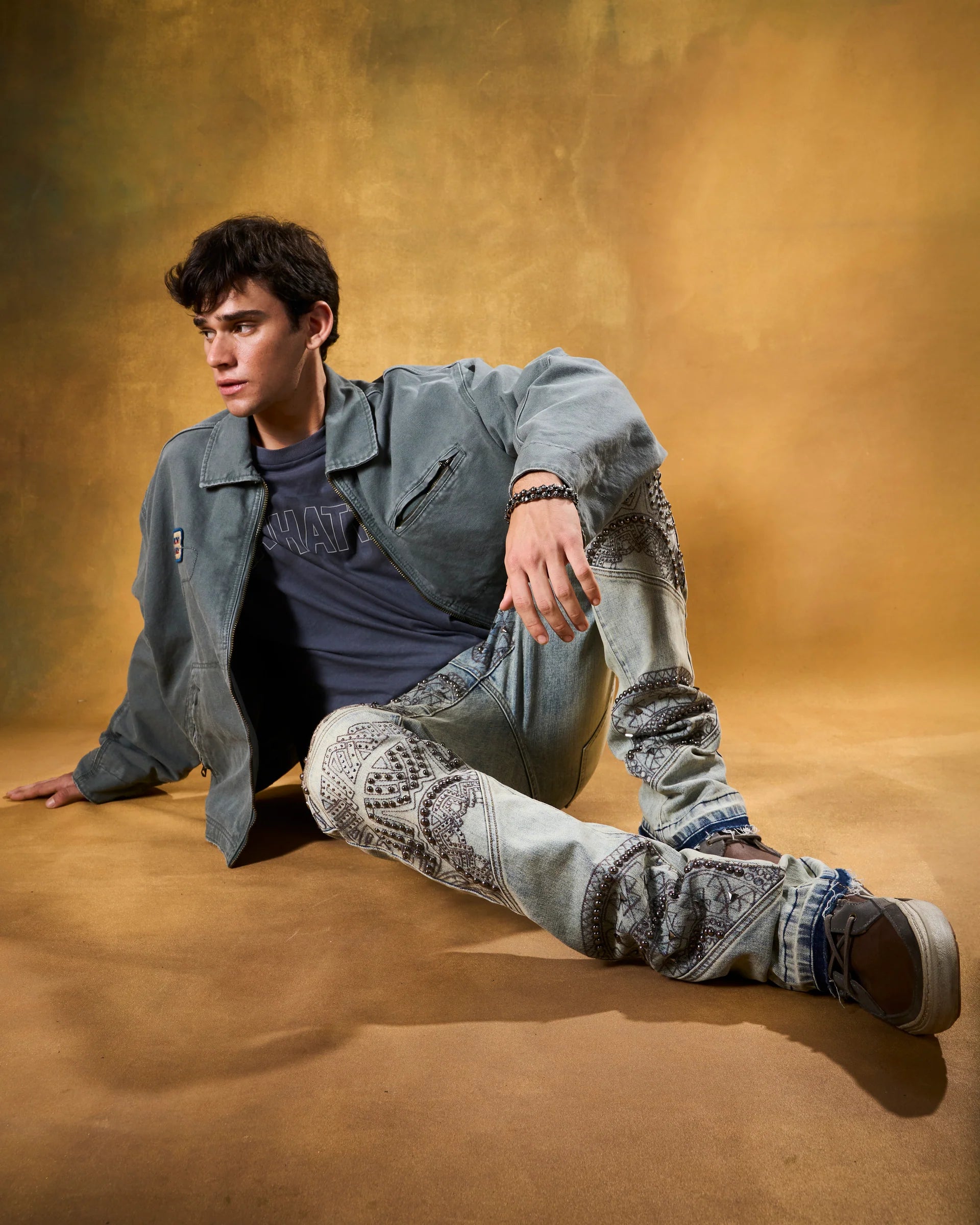 W by Waimea Men's Stacked Fit Jeans M8424D Blech wash