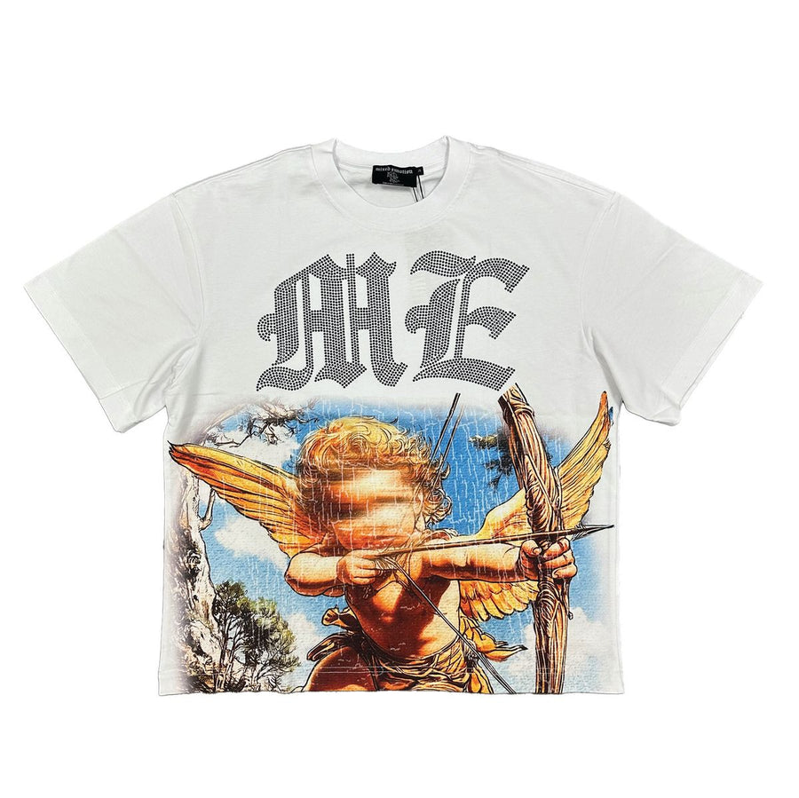 White Angel Rhinestone Tee