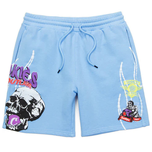 Outlaws Fleece Sweatshorts light blue