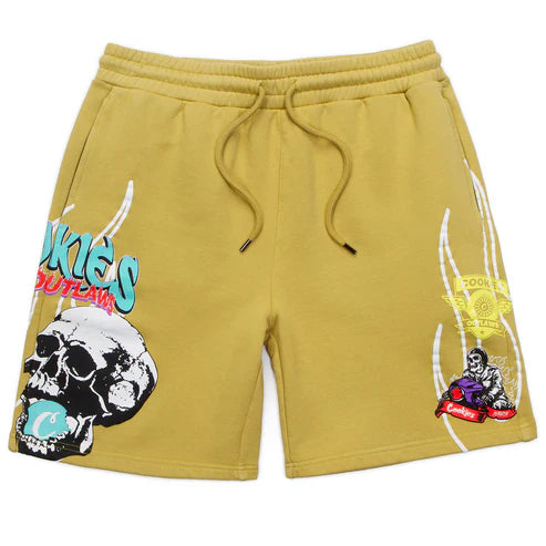 Outlaws Fleece Sweatshorts Moss
