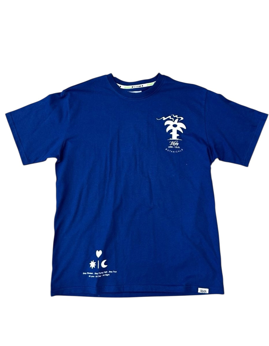 T-SHIRT BOTANICAL ROYAL US5113