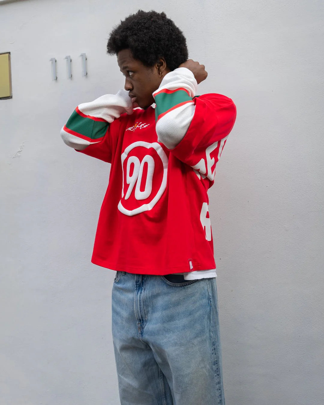 RED RUN CLUB THERMAL LAYER SHIRT