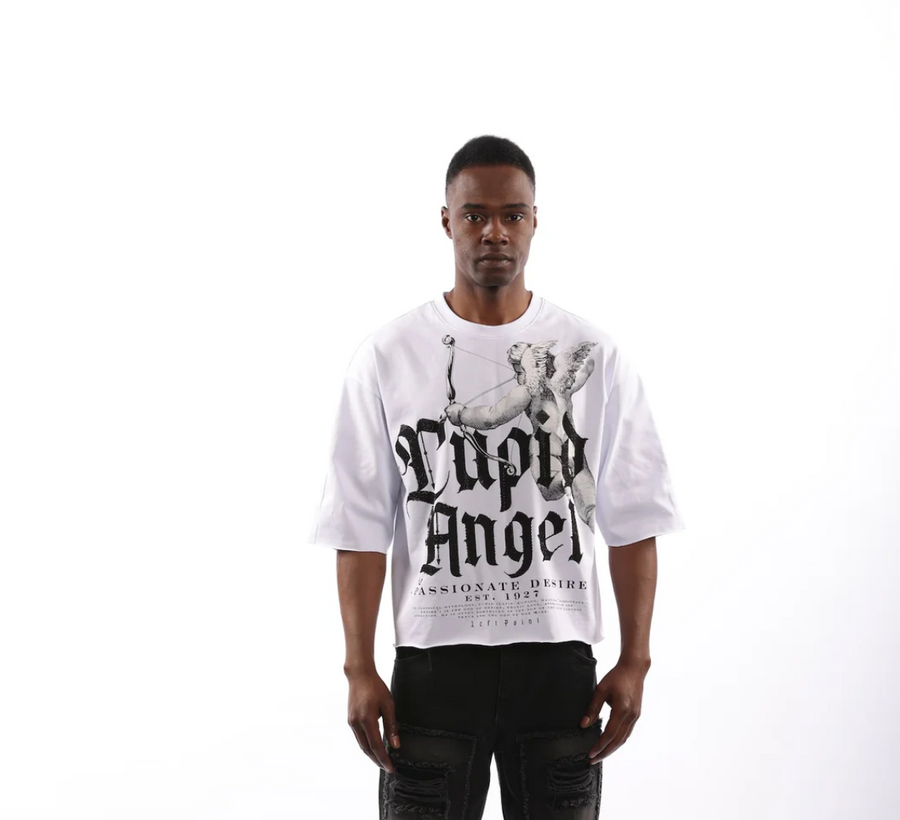 Super Angel cropped shirt S251412 WHT