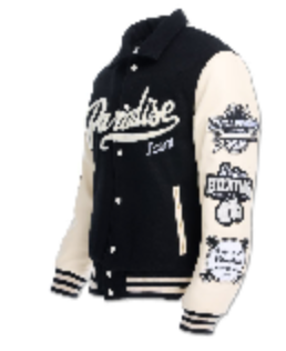 varsity jacket 91700 Black