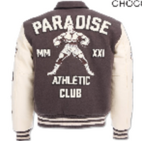 varsity jacket chocolate 91700