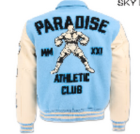 varsity jacket sky blue 91700