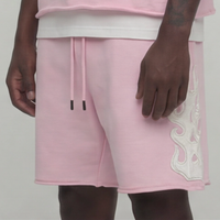 French terry shorts pink 511507