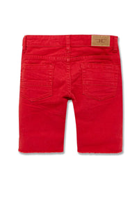 KIDS TULSA TWILL SHORT[ RED}