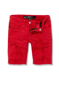 KIDS TULSA TWILL SHORT[ RED}
