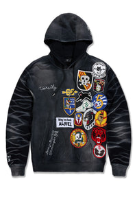 WAR ANGEL PULLOVER HOODIE (VINTAGE BLACK) 84434H