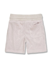 KIDS PIONEER MESH SHORTS (CREAM)