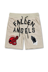 RETRO - FALLEN ANGELS MESH SHORTS (KHAKI)