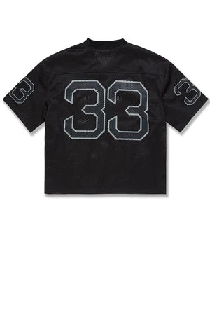 KIDS 5 BOROUGH FOOTBALL JERSEY (BLACK)