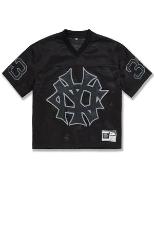 KIDS 5 BOROUGH FOOTBALL JERSEY (BLACK)