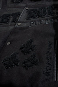 TRACKSTAR VARSITY JACKET (BLACKOUT) 91652