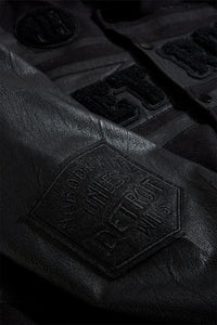 TRACKSTAR VARSITY JACKET (BLACKOUT) 91652