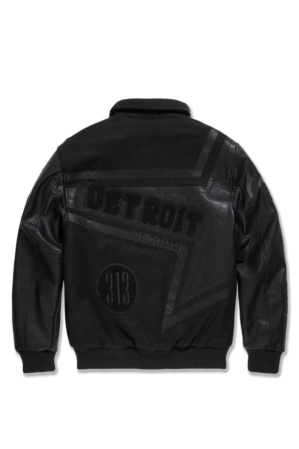 TRACKSTAR VARSITY JACKET (BLACKOUT) 91652