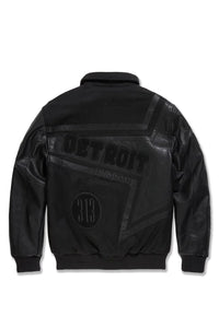 TRACKSTAR VARSITY JACKET (BLACKOUT) 91652