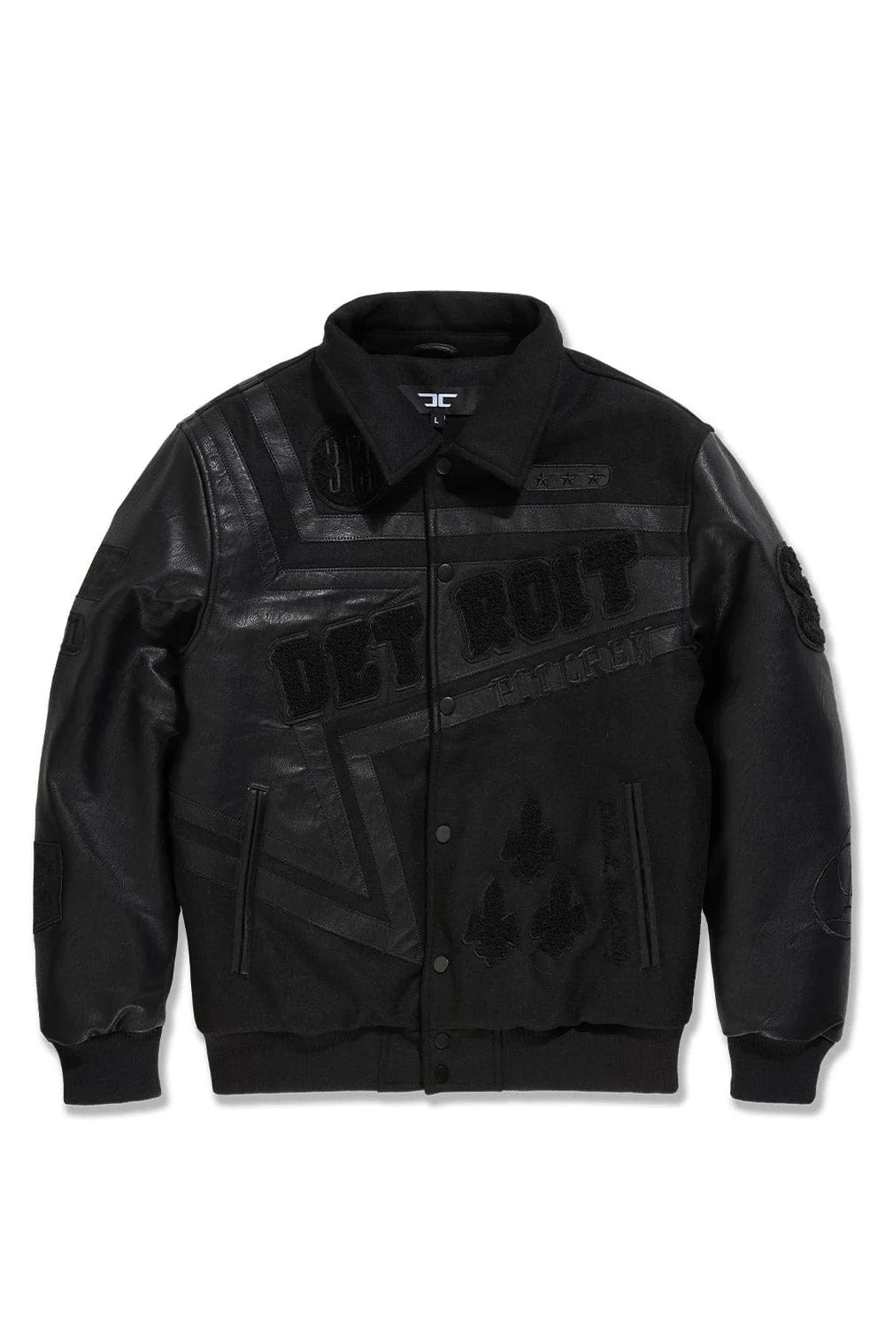 TRACKSTAR VARSITY JACKET (BLACKOUT) 91652
