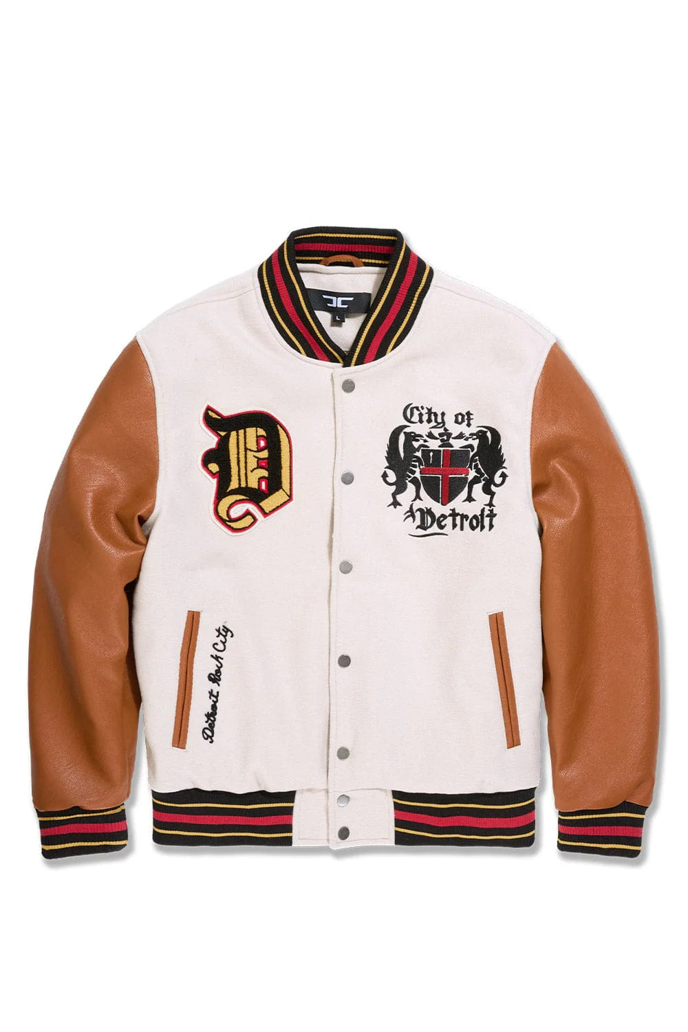 THE RENAISSANCE CITY VARSITY JACKET (CREAM)