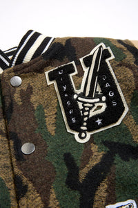 LIFE OF VICE VARSITY JACKET (VINTAGE CAMO) 91656 available in mens