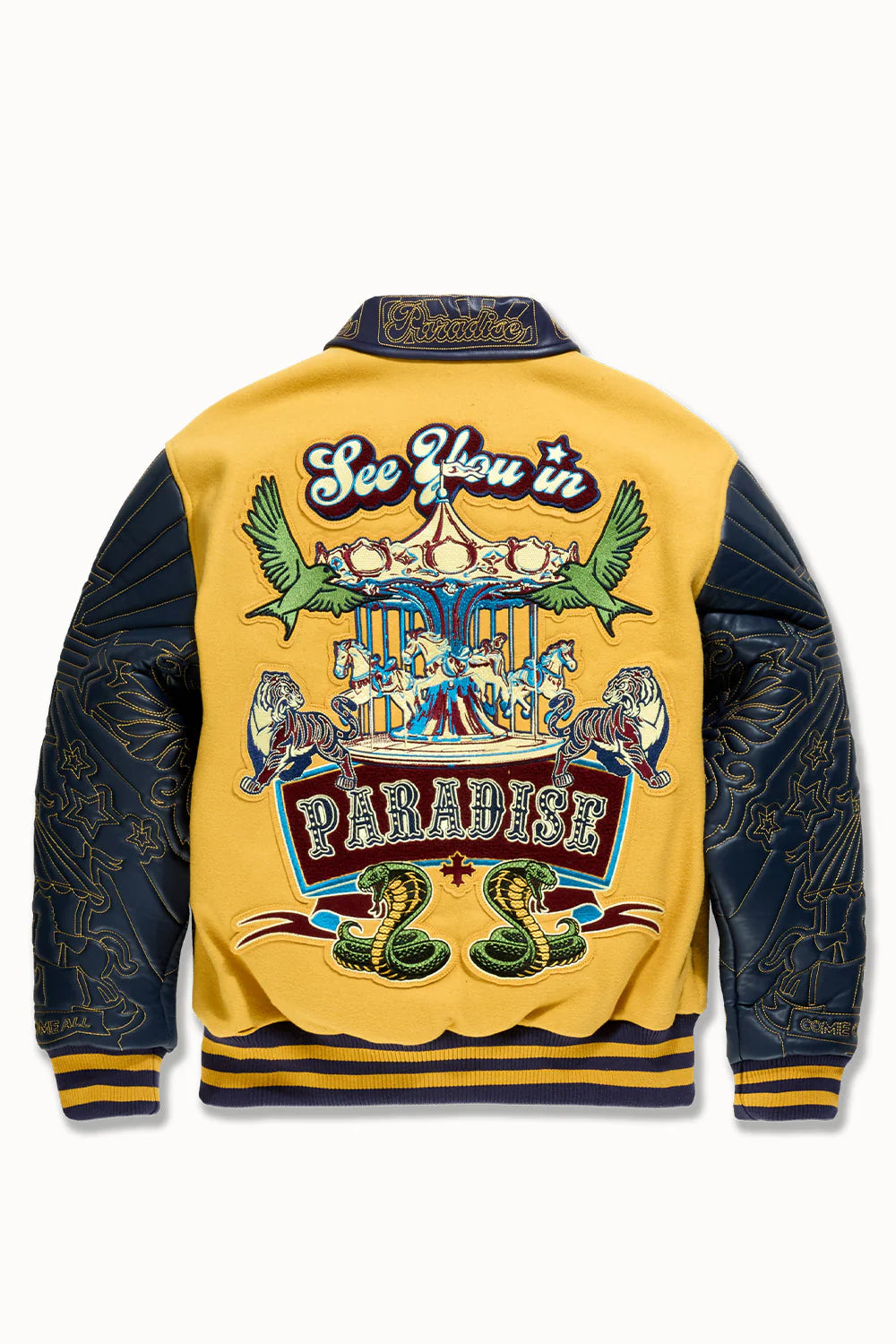 Jordan Craig varsity jacket mustard 91667 (kids&boys&mens)