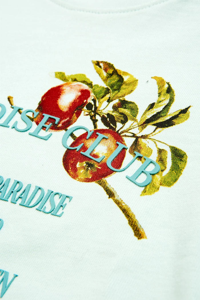 Kids Paradise Club Boxy T-Shirt Costal Blue