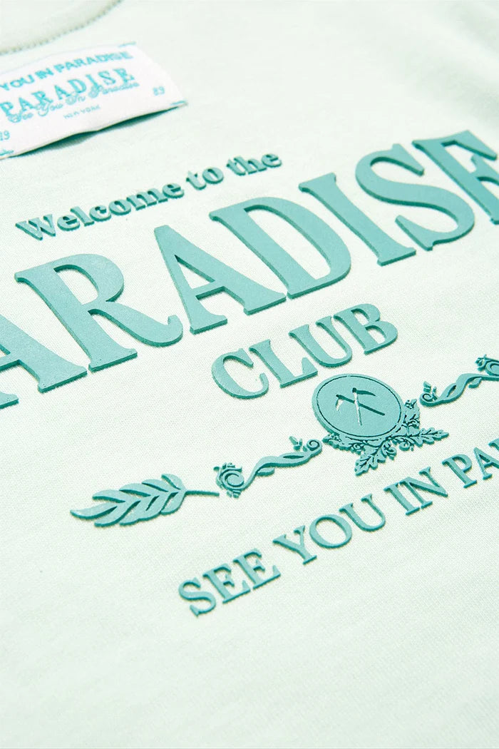 Kids Paradise Club Boxy T-Shirt Costal Blue