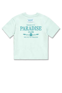 Kids Paradise Club Boxy T-Shirt Costal Blue