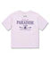 Kids Paradise Club Boxy T-Shirt Lavender 9206AB