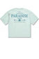 Paradise Club Boxy T-Shirt Costal Blue 9206