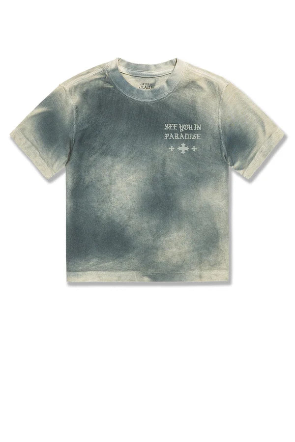 Kids SYIP Inside Out Boxy T-Shirt Lager