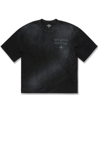 SYIP Inside Out Boxy T-Shirt Black Shadow 9209A