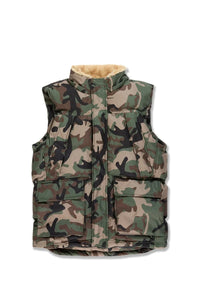 Yukon Fur Lined Puffer Vest (Vintage Camo)9491VC