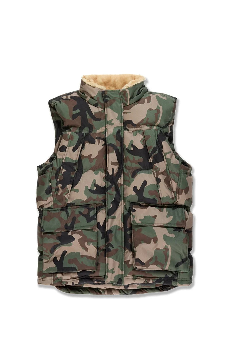 Yukon Fur Lined Puffer Vest (Vintage Camo)9491VC
