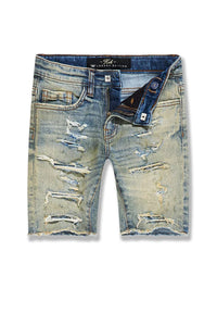 Kids Arlington Denim Shorts (DESERT STORM)