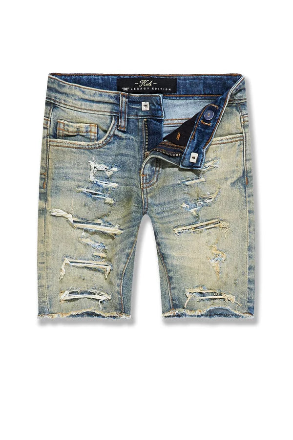 Kids Arlington Denim Shorts (DESERT STORM)