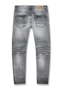 Straight Fit - Foundry Denim - Collins Collection SMOKED GREY JC2385