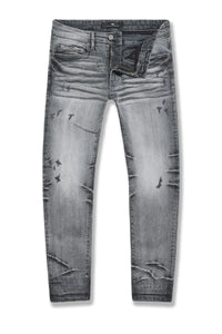 Straight Fit - Foundry Denim - Collins Collection SMOKED GREY JC2385