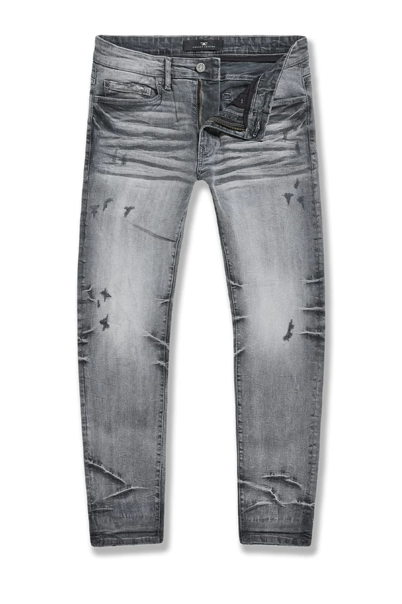 Straight Fit - Foundry Denim - Collins Collection SMOKED GREY JC2385
