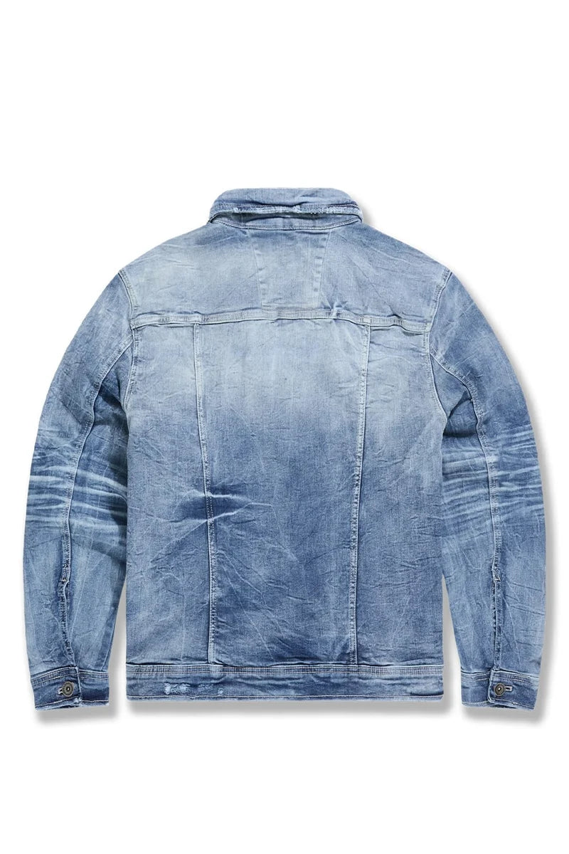 Foundry Denim Trucker Jacket RIVER BLUE JJ2385