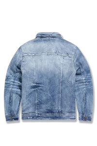 Foundry Denim Trucker Jacket RIVER BLUE JJ2385