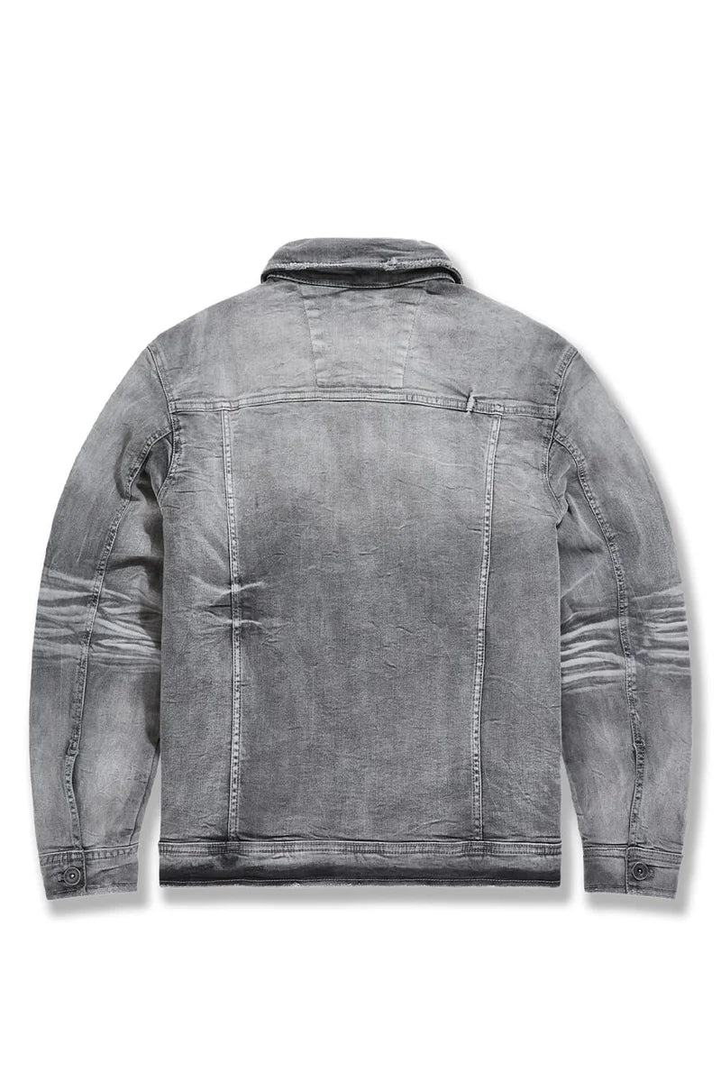 Foundry Denim Trucker Jacket SMOKED GREY JJ2385