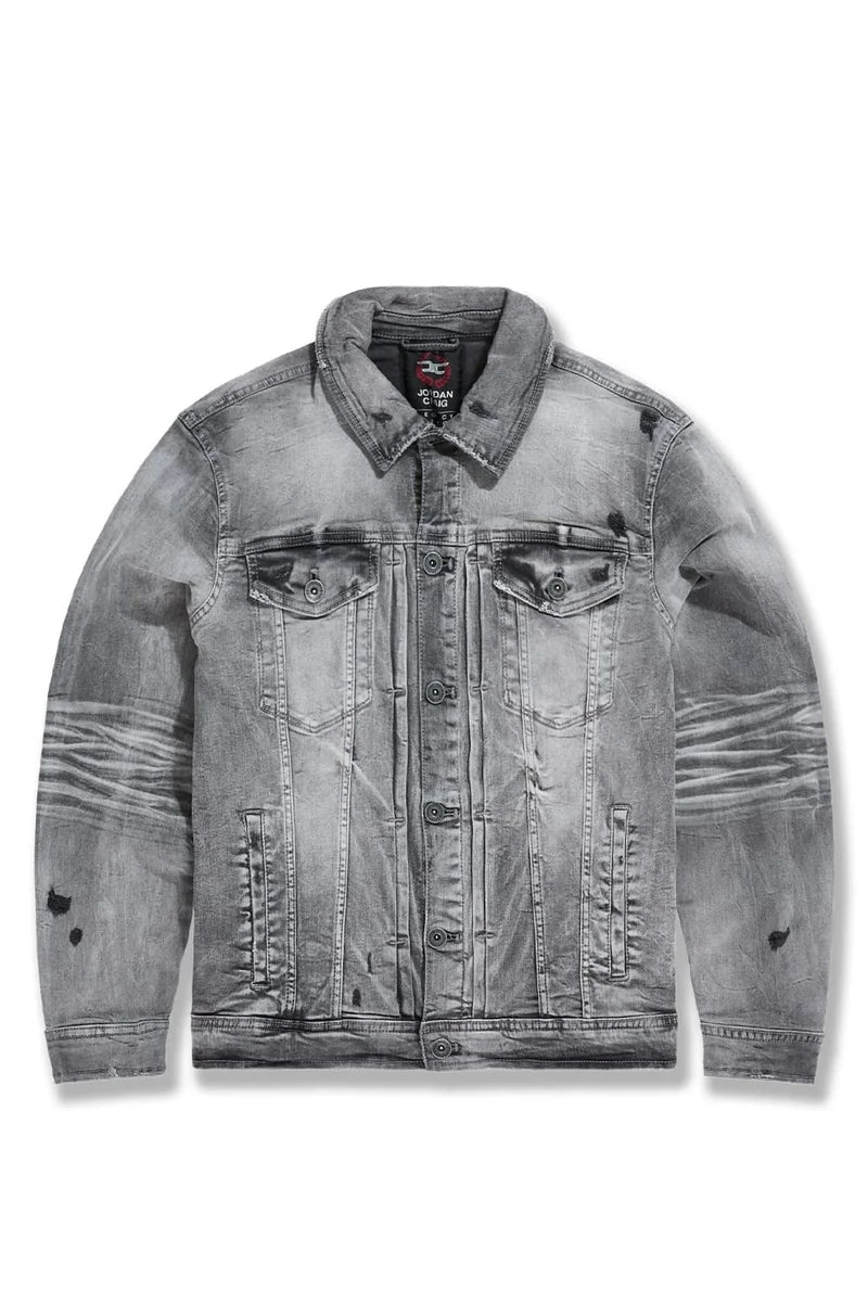 Foundry Denim Trucker Jacket SMOKED GREY JJ2385